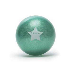 Мяч Ratatam "Green Glitter", зеленый, 15 см